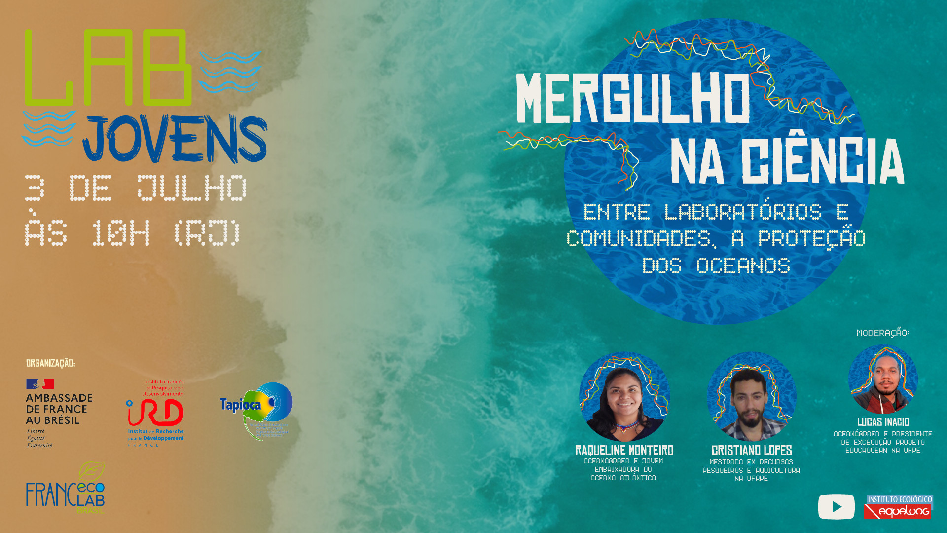 Mergulho na Ciência: Evento discute Proteção dos Oceanos e Projetos em Parceria com Comunidades Pesqueiras