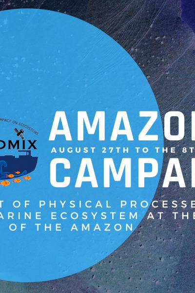 AMAZOMIX campaign: Impact of physical processes on the marine ecosystem  at the mouth of the Amazon