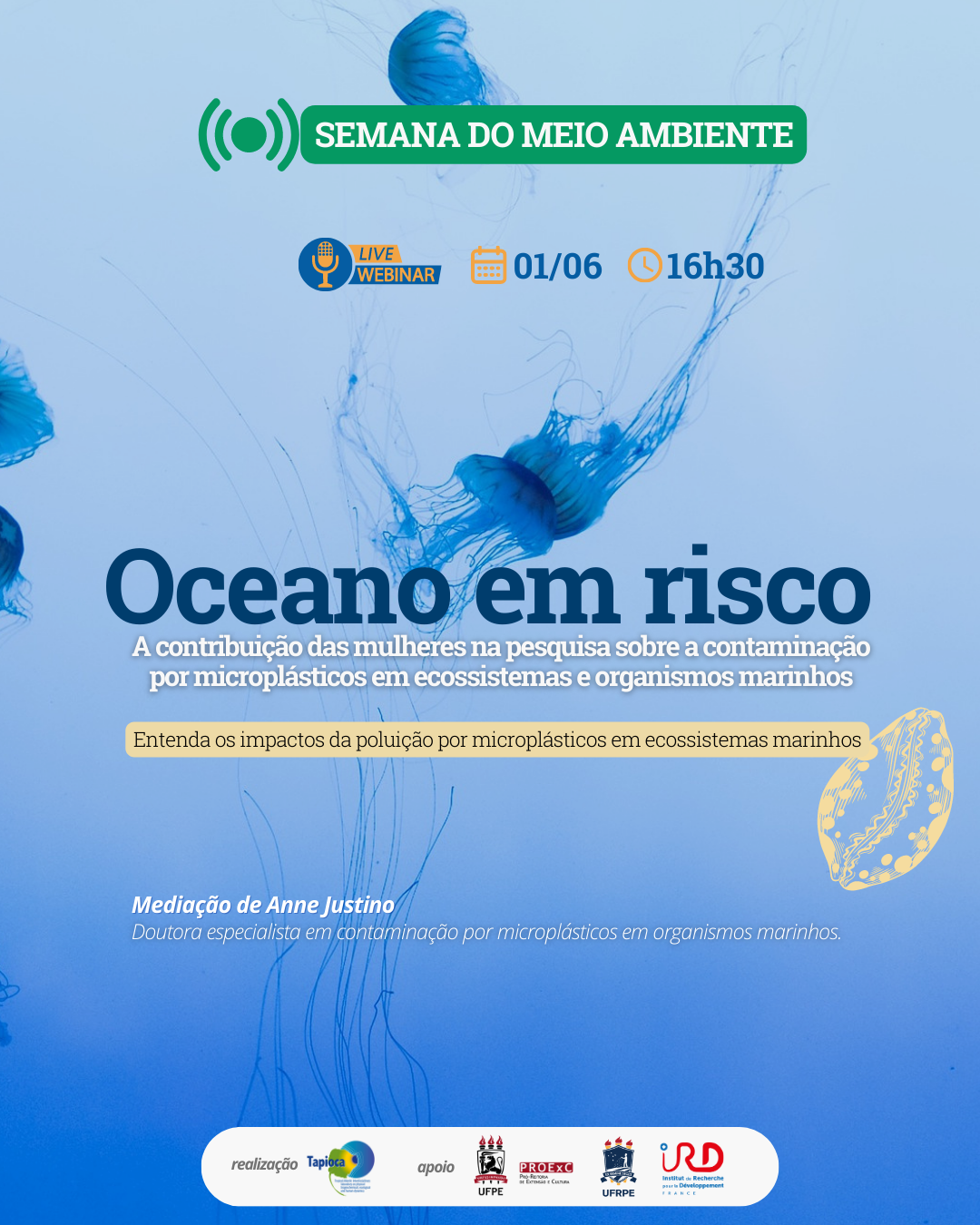 Oceano em risco: a contribuição das mulheres na pesquisa sobre a contaminação por microplásticos em ecossistemas e organismos marinhos