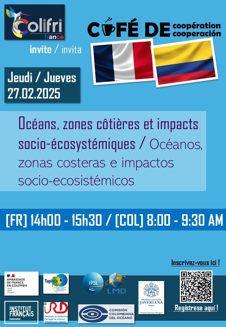 Oceanos e Zonas Costeiras: Um Diálogo Franco-Colombiano sobre Impactos Socio ecossistêmicos