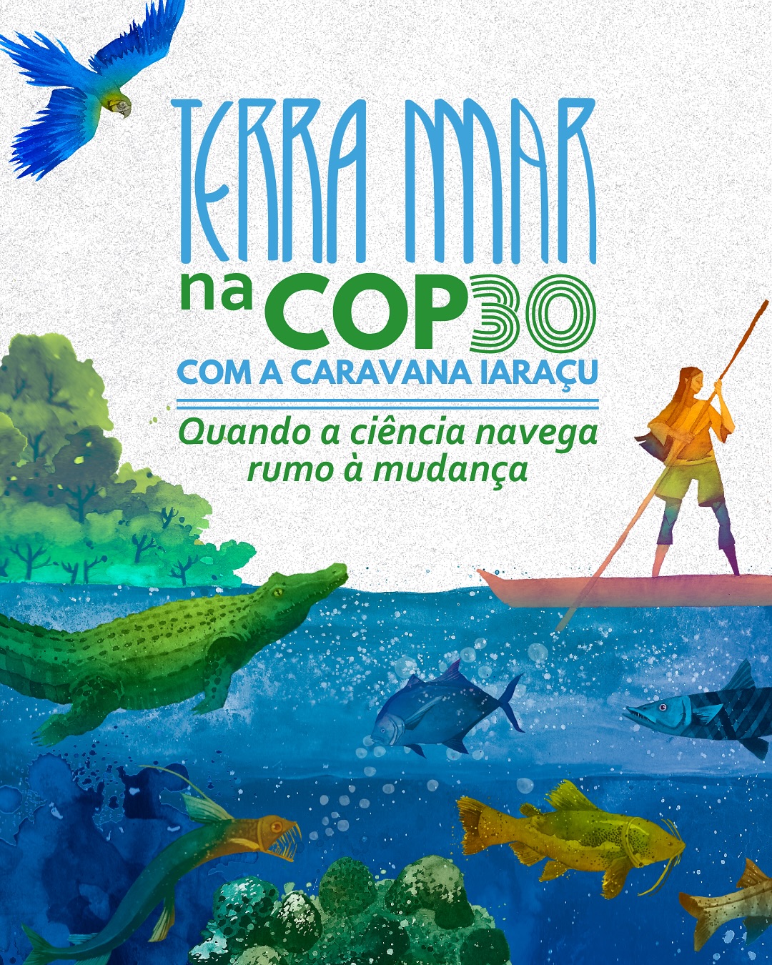Projeto Terra-Mar se une à Caravana Iaraçu e leva a cultura oceânica à COP30